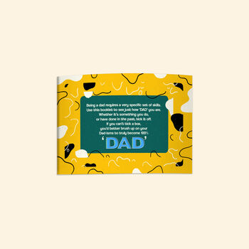 'How Dad Are You' Personalised Mini Book For Fathers, 6 of 6