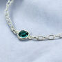 Sterling Silver Swarovski Crystal Birthstone Bracelet, thumbnail 6 of 10