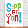 Slippers On Personalised New Home Gift Print, thumbnail 3 of 4