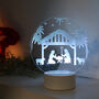Christmas Nativity Scene LED Light Decoration, thumbnail 2 of 3