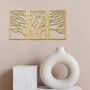 Abstract Tree Triptych: Wooden Wall Art For Homes, thumbnail 7 of 9