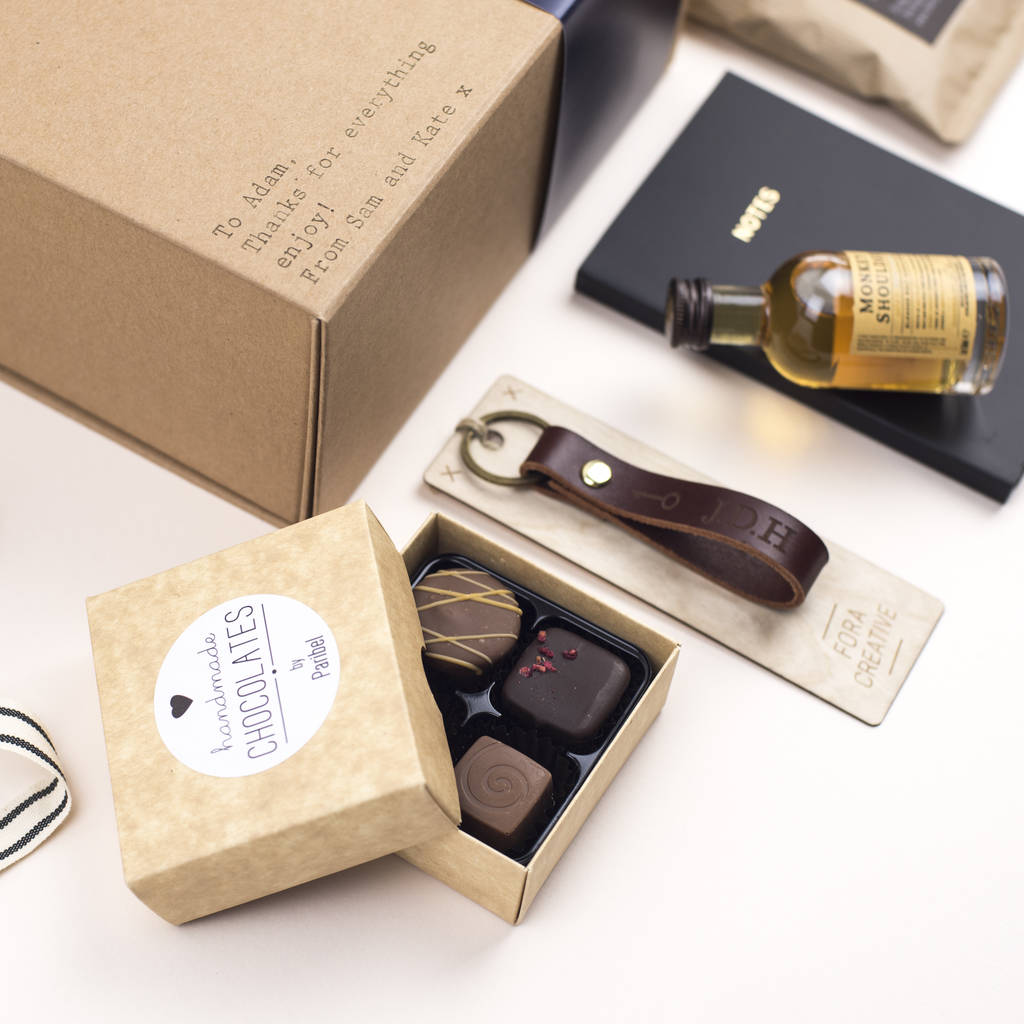 Personalised 'Spoil Him' Gift Box By Fora Creative | notonthehighstreet.com