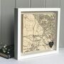 Personalised Memorial Location Map Printed On Wood, thumbnail 6 of 10