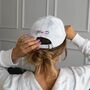 Embroidered Personalised Mrs Cap, thumbnail 2 of 4