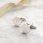 Personalised Initial And Date Cufflinks, thumbnail 2 of 11