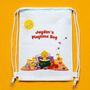 Personalised Rainy Day Ducks Playtime Book Bag, thumbnail 2 of 3