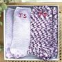 Personalised Womens Fluffy Fuzzy Soft Bed Sock Gift Set, thumbnail 1 of 8