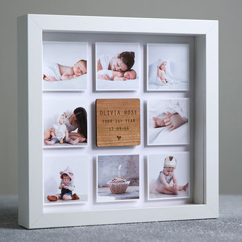 Personalised Framed Baby Photo Print, 5 of 12