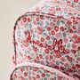 Personalised Pink Ditsy Print Classic Medium Backpack, thumbnail 2 of 6