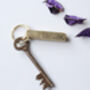 Thank You Teacher, Personalised Bronze Bar Keyring, thumbnail 6 of 8