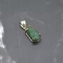 Raw Emerald Pendant Necklace, thumbnail 1 of 12