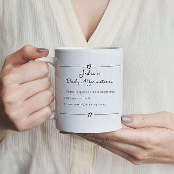 Personalised Daily Affirmations Mug, 3 of 7