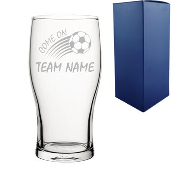 Personalised World Cup Football Pint Glass, 4 of 6