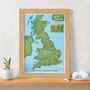 Personalised Scratch Off UK Golf Courses Print, thumbnail 10 of 10