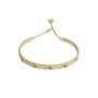 Birthstone Bangle Bracelet Gold Plated Sterling Silver, thumbnail 11 of 11