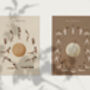 Yoga Poses Art Print Set. 'Sun & Moon Salutation', thumbnail 2 of 5