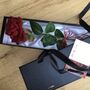 Valentines Flower Gift Artificial Silk Boxed Red Rose, thumbnail 5 of 9