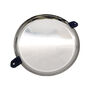Belgrave Medium Round Polished Tray, thumbnail 2 of 2