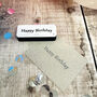 Elegant Birthday Rubber Stamp For Crafting Projects, thumbnail 3 of 5