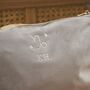 Personalised Zodiac Large Taupe Velvet Bag, thumbnail 2 of 5