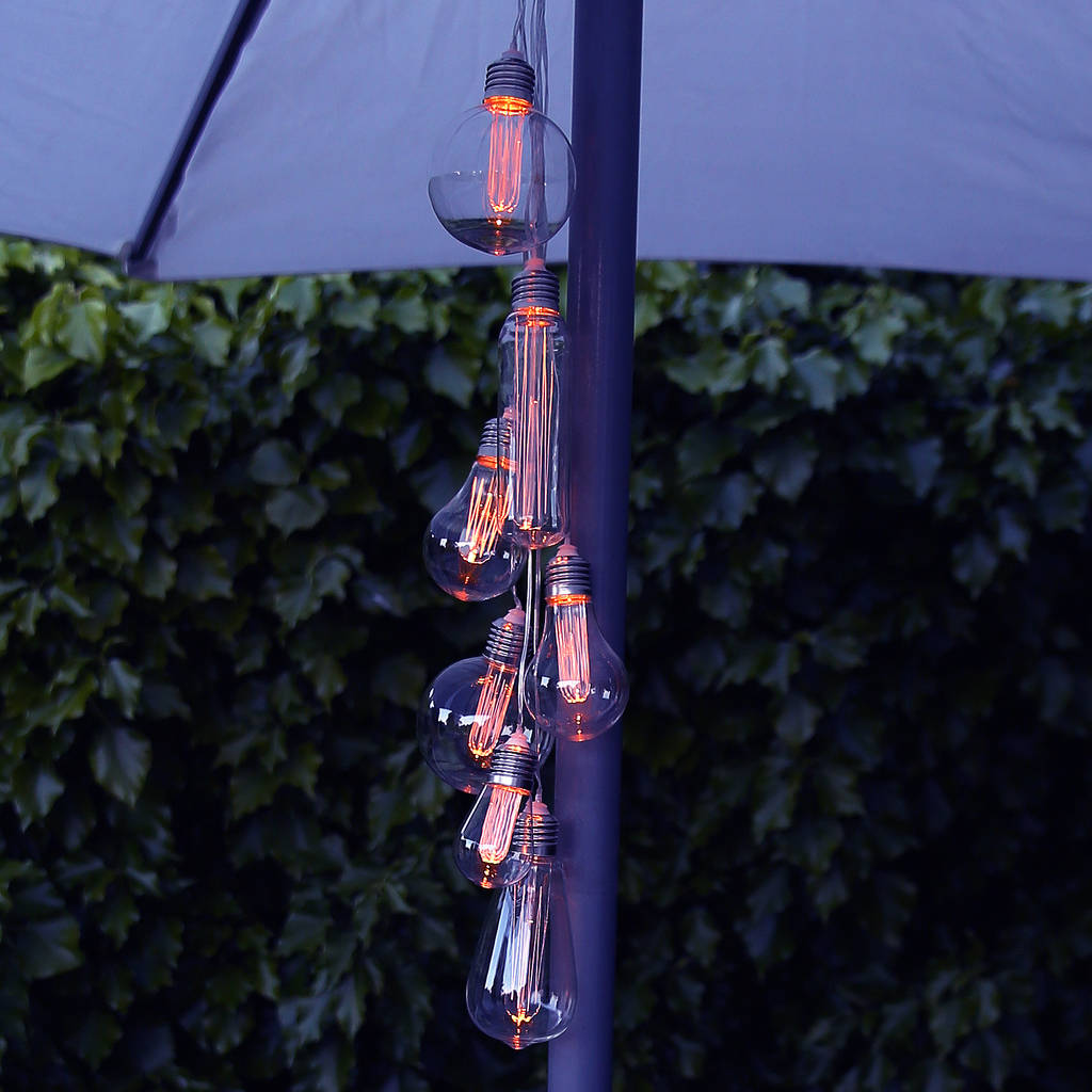 edison bulb light garland by red lilly