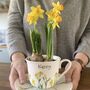 Personalised Daffodil Cup And Saucer, thumbnail 2 of 3