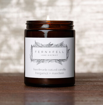 Uplifting Bergamot + Mandarin Candle, 4 of 4