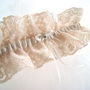 Sophia Luxury Lace Wedding Garter, thumbnail 7 of 11