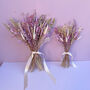 Purple Dried Wildflower Bouquet, thumbnail 4 of 8