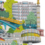 Personalised Berlin Skyline Print, thumbnail 8 of 8