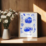 Scenes Of Tenerife Blue Tile Inspired Travel Print, thumbnail 6 of 12