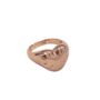 Love Heart Chunky Signet Ring Sterling Silver, thumbnail 4 of 12
