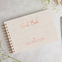 Wedding Guest Book Personalised Foil, thumbnail 2 of 5