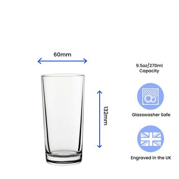 Personalised Alanya Long Drink Highball Glass, 2 of 6