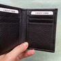 Personalised Leather Wallet, Father's Day Gift, thumbnail 7 of 10