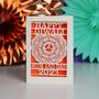 Personalised Papercut Diwali Mandala Card A5, thumbnail 5 of 9