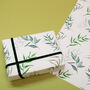 Watercolour Willow Leaf Gift Wrap, thumbnail 7 of 8