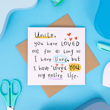 Uncle Birthday Card I Have Loved You My Entire Life, 2 of 2