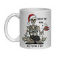 Funny Christmas Skeleton Mug – “Look At Me Being All Festive” White Ceramic Mug, thumbnail 5 of 5