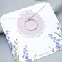 Sterling Silver Circle Necklace, Friendship And Family, thumbnail 3 of 4
