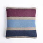 Misty Rainbow Cushion Cover Knitting Kit Beginners, thumbnail 2 of 6