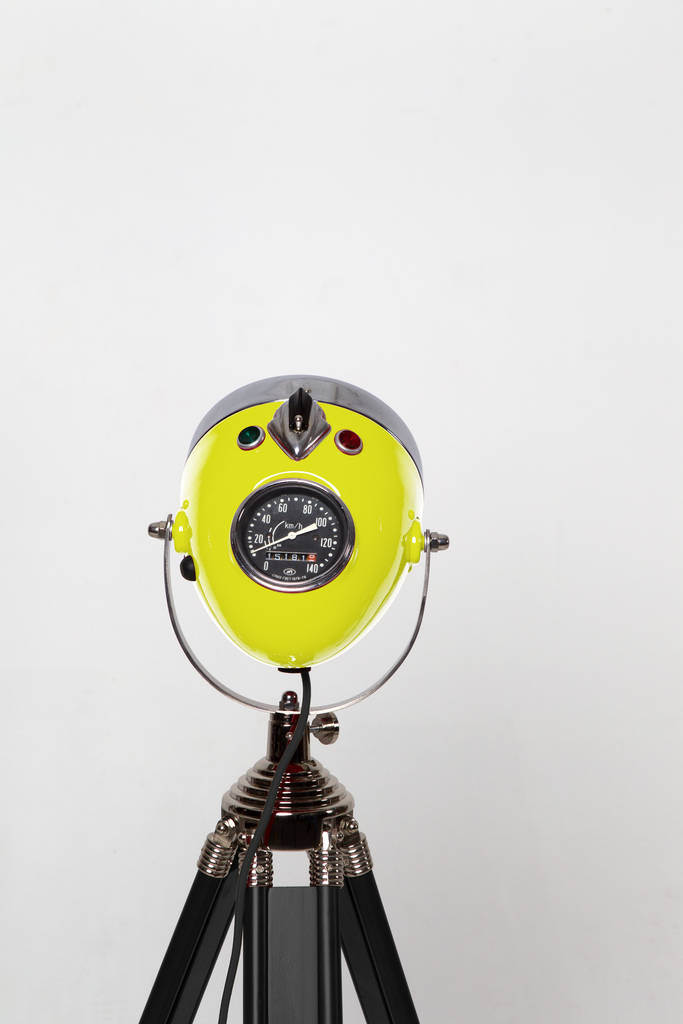 Road Master Retro Tripod Motorcycle Headlight Lamp By Reason Season