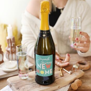 Personalised Colourful New Home Prosecco, 3 of 3