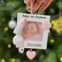 Personalised Baby’s First Christmas Decoration, thumbnail 3 of 8