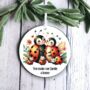 Personalised Cute Ladybird Family Love Decoration, thumbnail 1 of 2