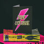 Stay Awesome Neon Card, thumbnail 2 of 4