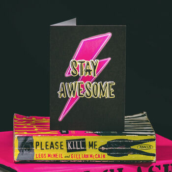Stay Awesome Neon Card, 2 of 4