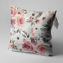 Vintage Pink Rose Themed Soft Cushion Cover, thumbnail 3 of 7