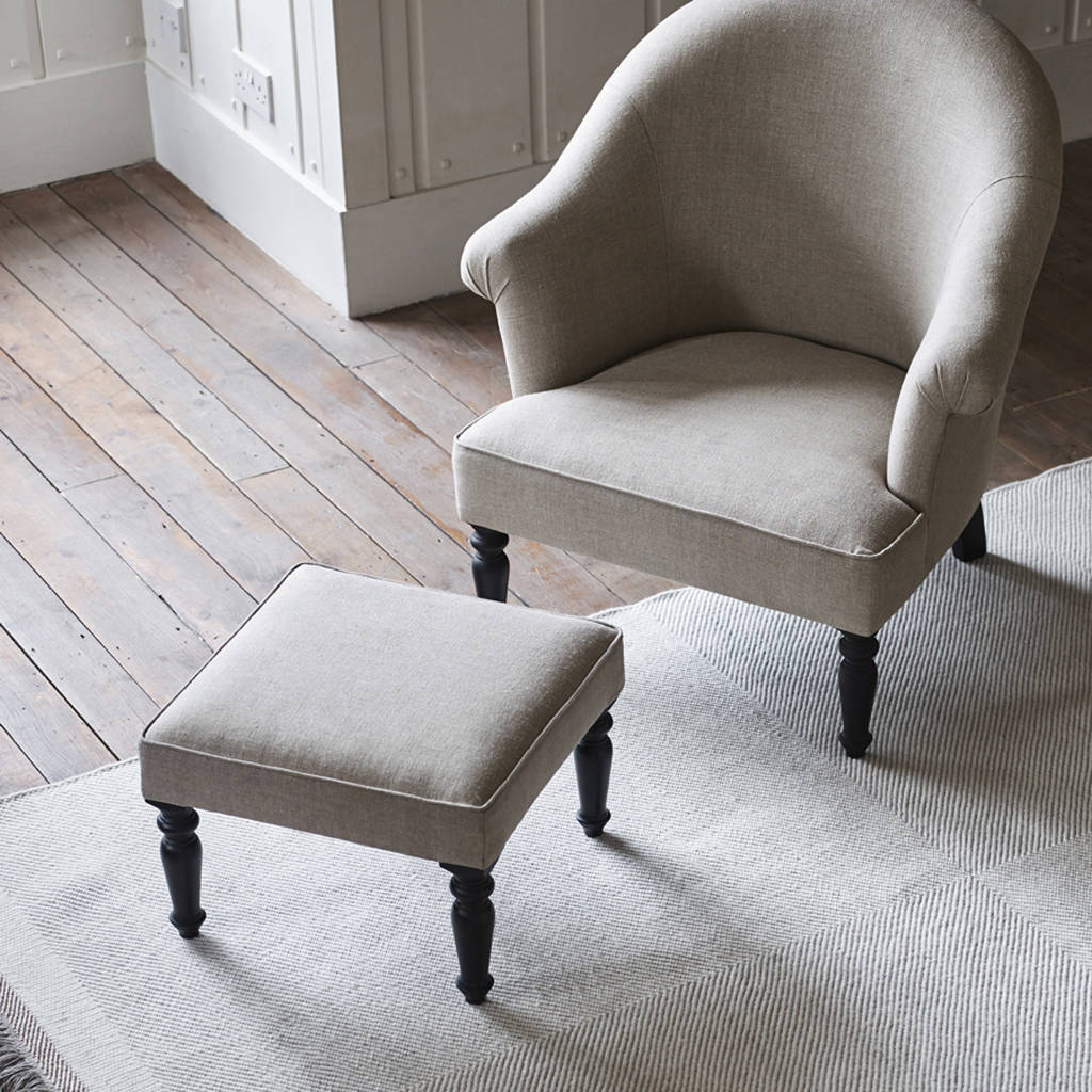 Clandon Linen Armchair By Rowen & Wren
