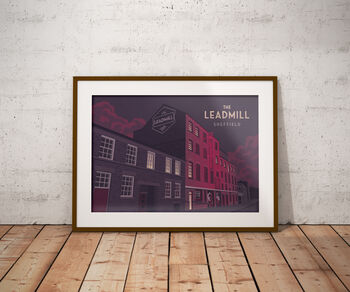 Leadmill Sheffield Travel Poster Art Print, 6 of 8